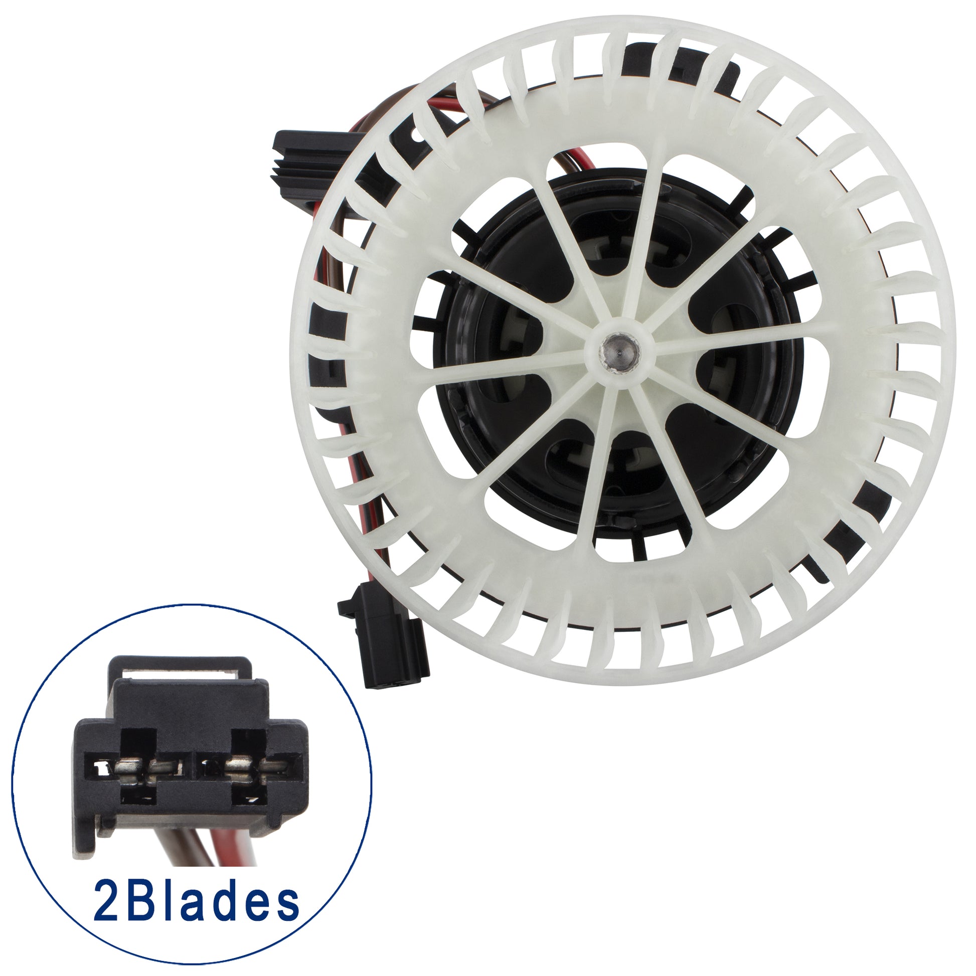 BOXI Rear HVAC Heater Blower Motor Fan Assembly Fits for BMW 740i 740i xDrive 740Li 750i 750Li — product photo 3