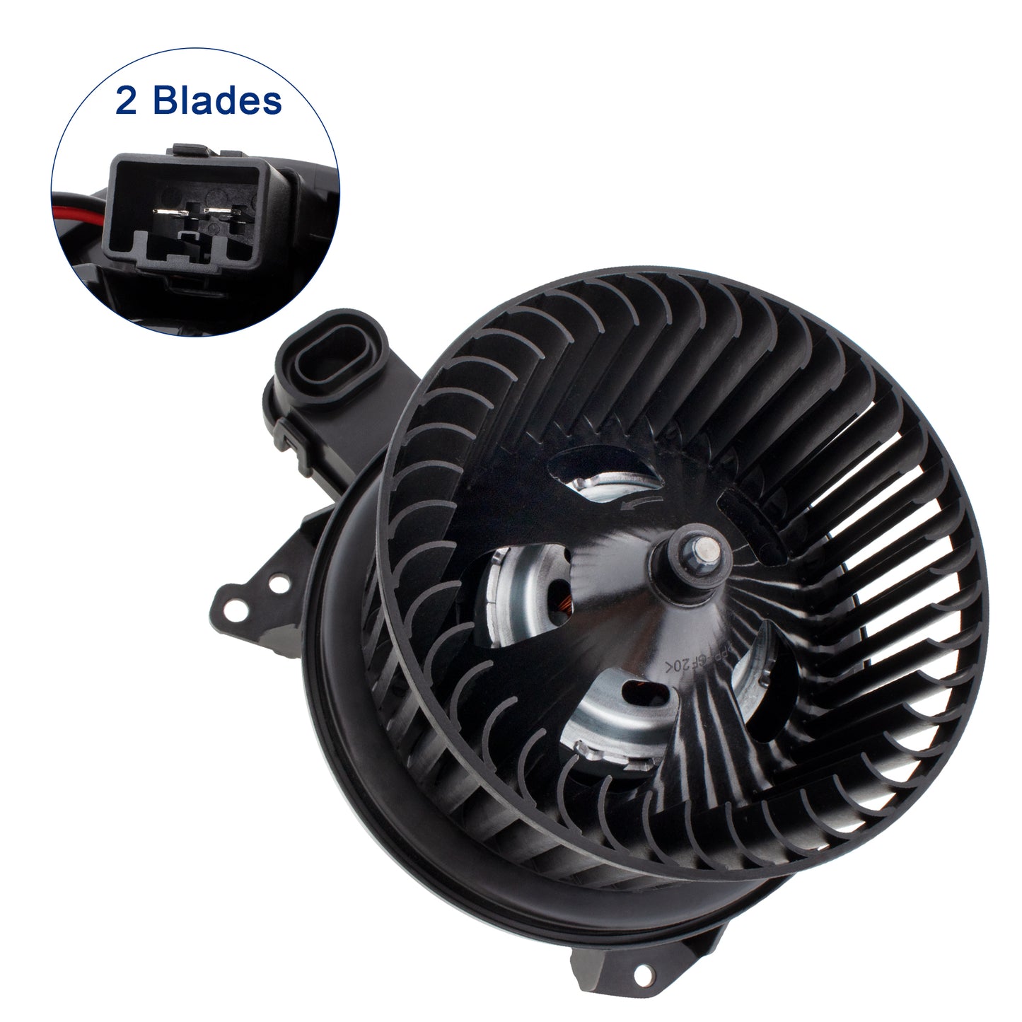 BOXI Rear HVAC Heater Blower Motor Assembly Fits for Ford Explorer Police Interceptor Utility 2020 — product photo 3