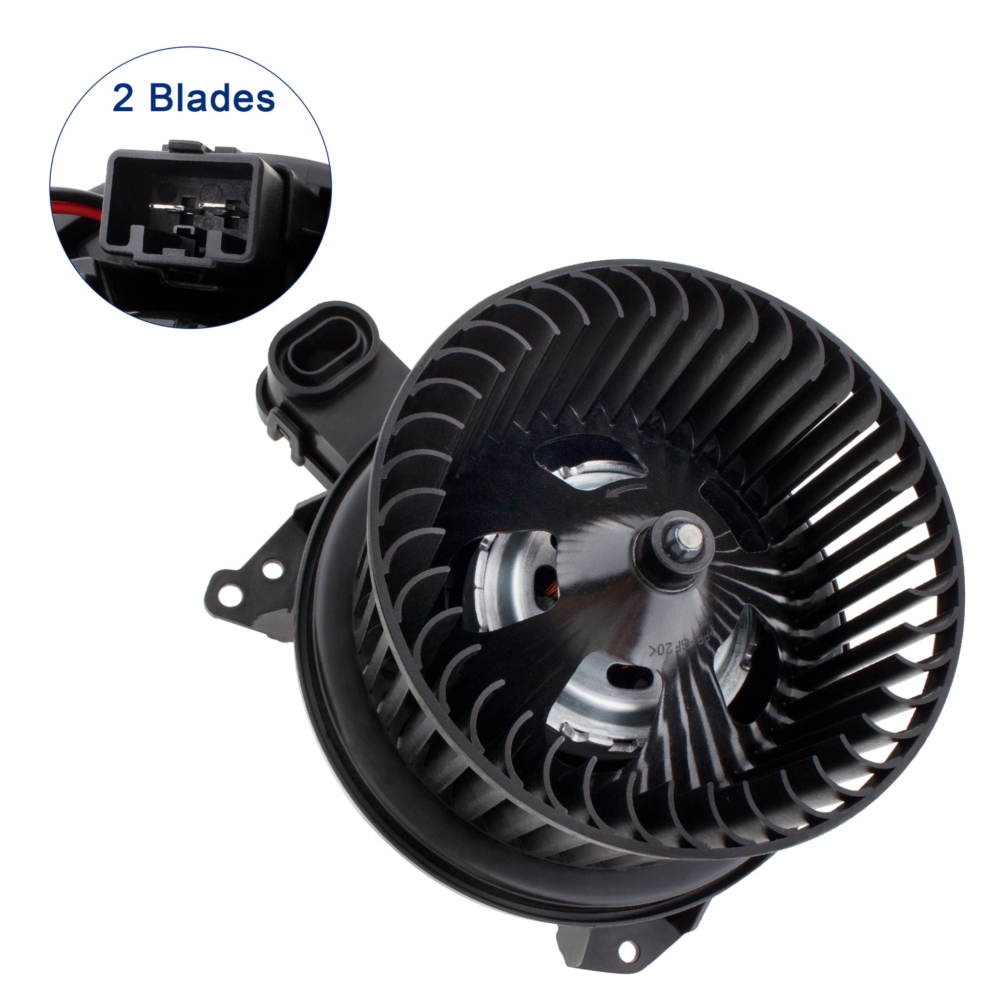 BOXI Rear HVAC Heater Blower Motor Assembly Fits for Ford Explorer Police Interceptor Utility 2020 — product photo 3