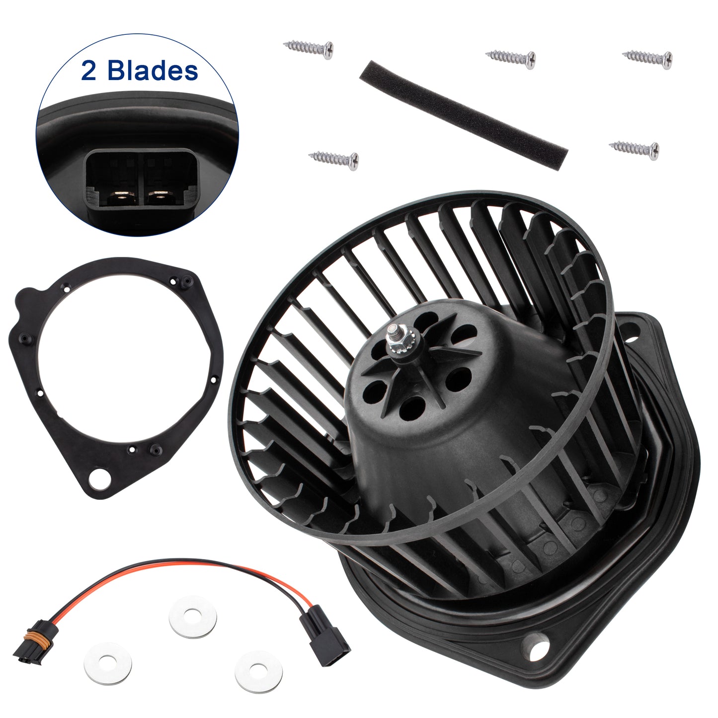 BOXI Front HVAC Heater Blower Motor Assembly Fits for Volvo 740 1985-1992 — product photo 3