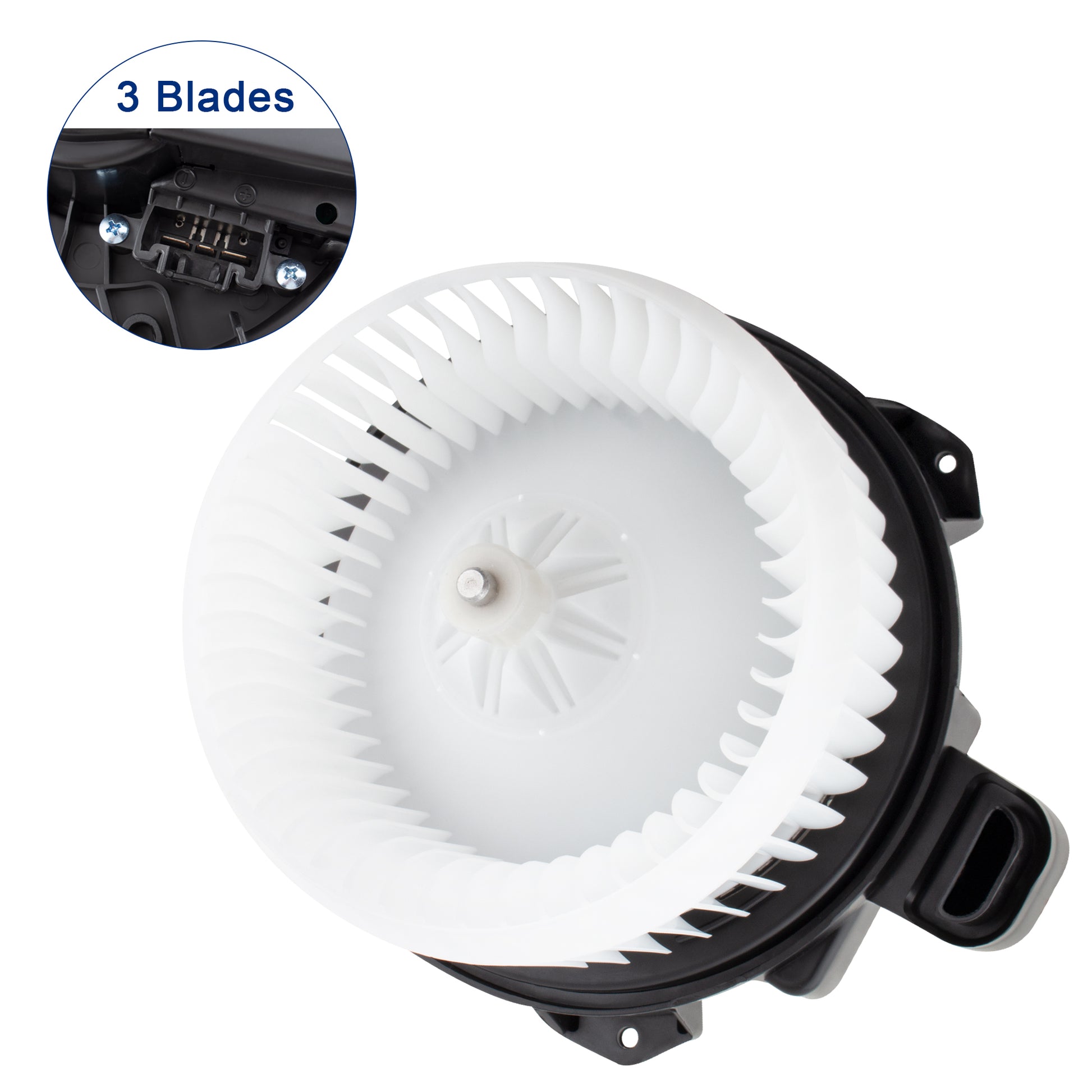 BOXI 700308 Front HVAC Heater Brushless Blower Motor Assembly Fits for Ram 1500 2014 2015 2016 2017 — product photo 3