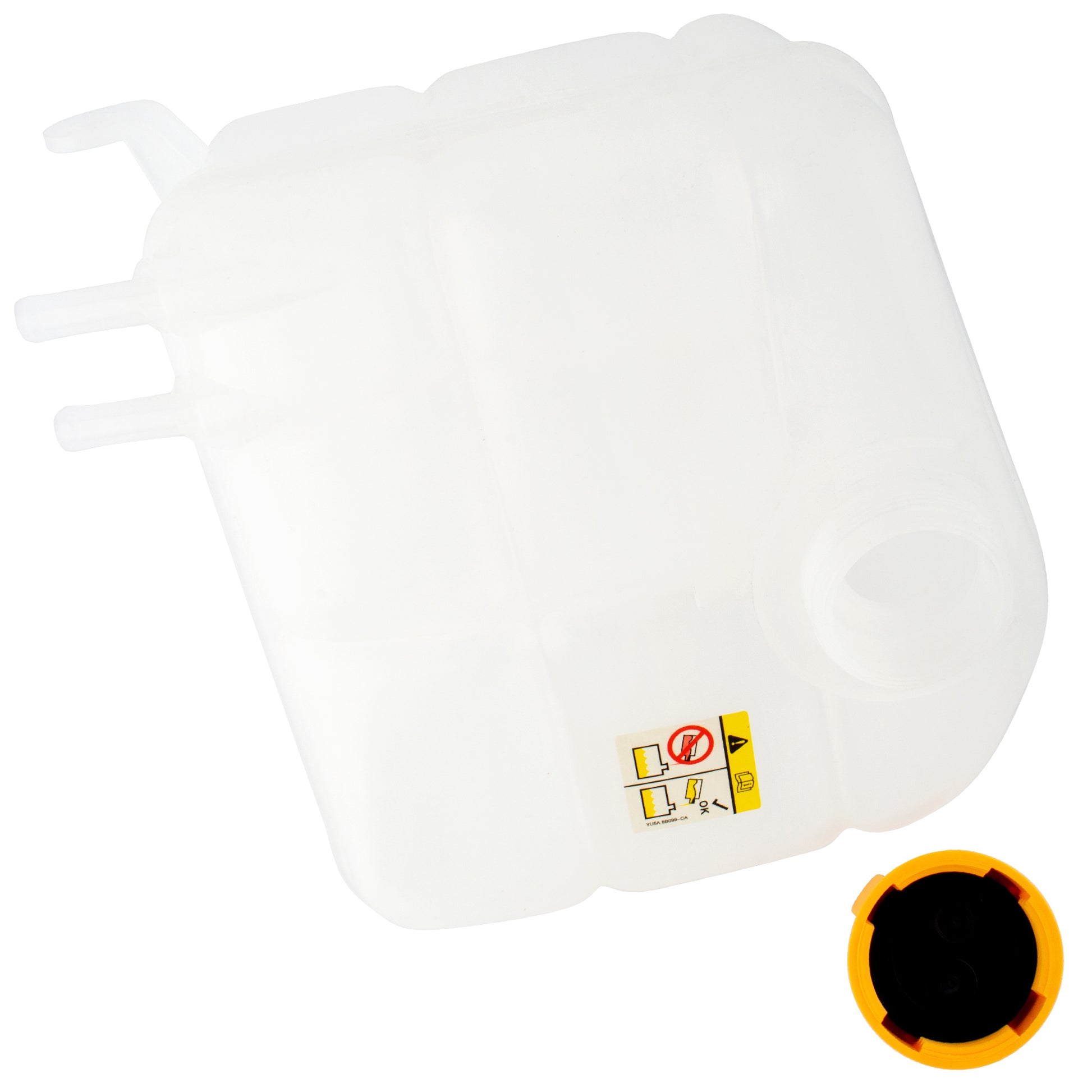 BOXI Coolant Overflow Tank Recovery Bottle Expansion Reservoir with Cap Compatible for Ford Focus