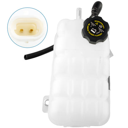 BOXI Coolant Reservoir Bottle Tank With Cap & Sensor For Cadillac Chevy for GMC Avalanche Escalade