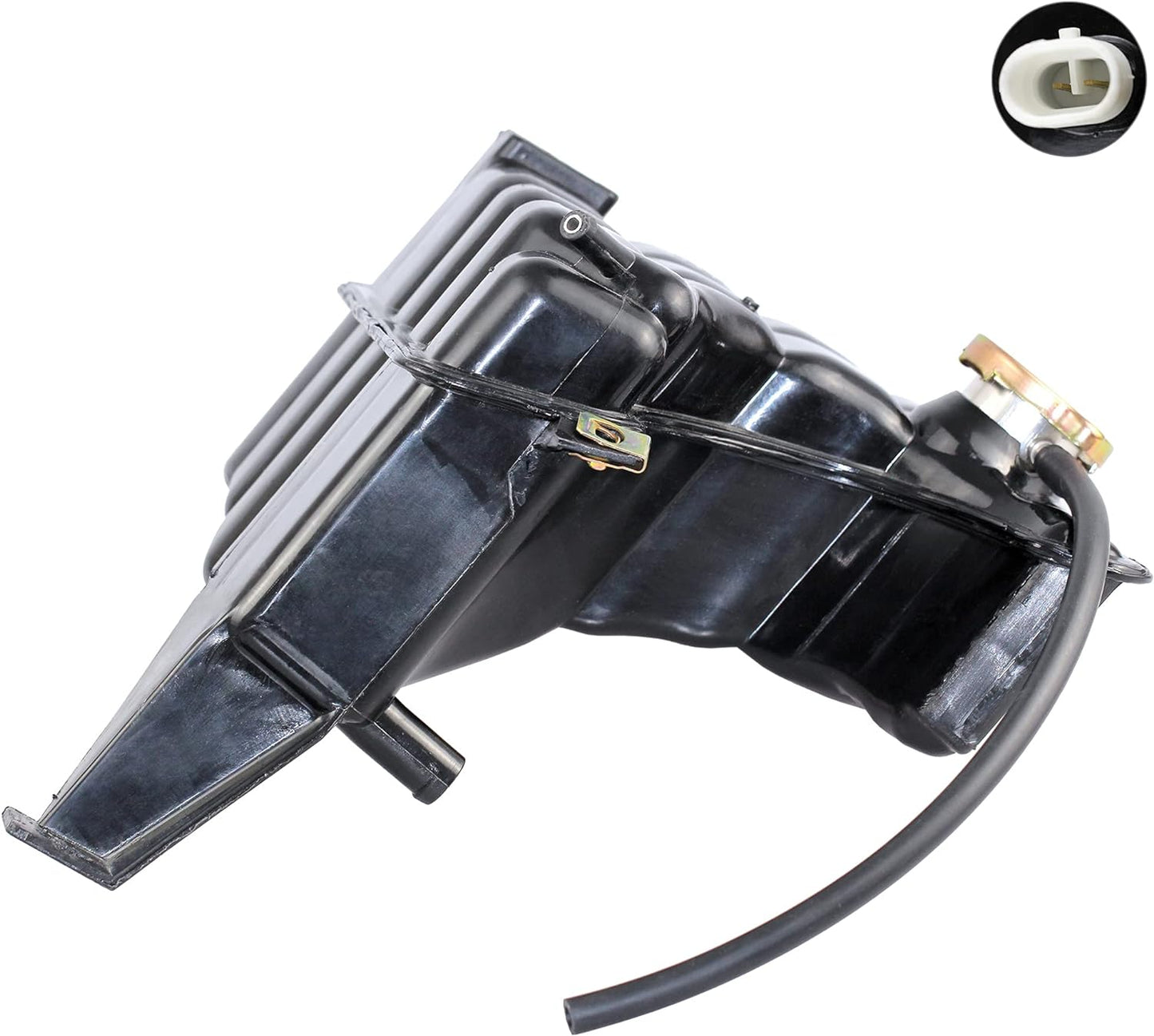 BOXI Coolant Reservoir Bottle Tank With Cap For Cadillac DeVille 1996-1999 — product photo 2