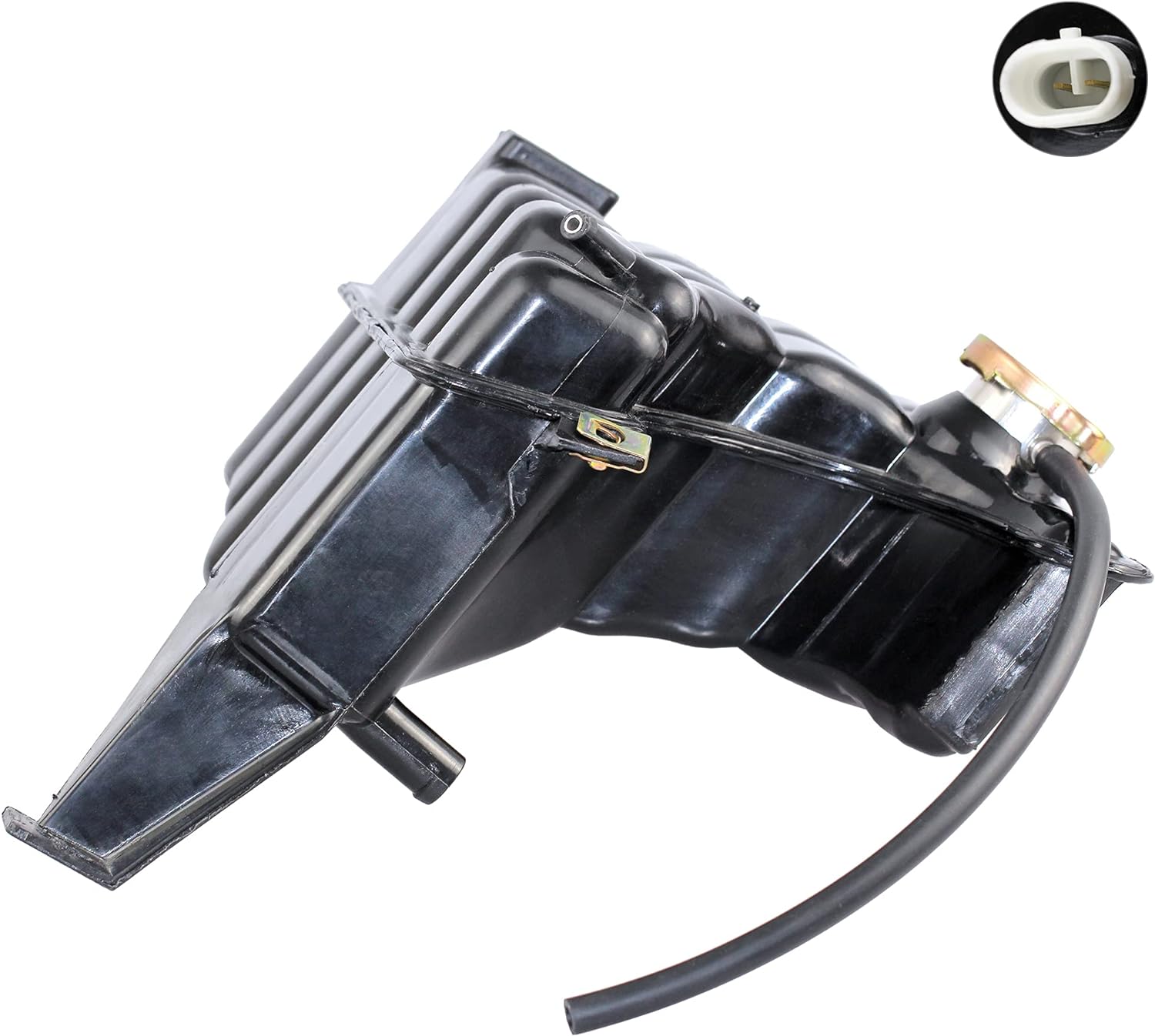 BOXI Coolant Reservoir Bottle Tank With Cap For Cadillac DeVille 1996-1999 — product photo 2