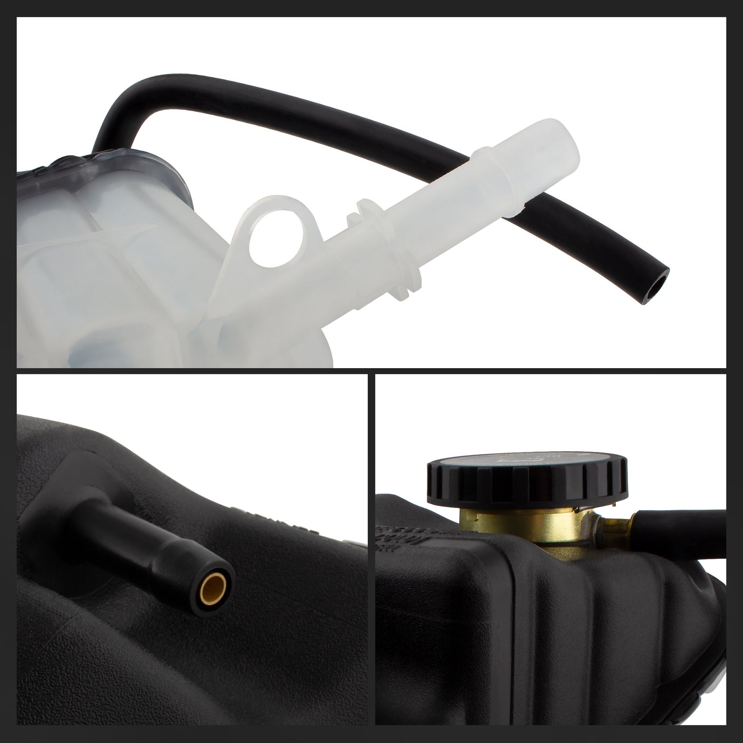 BOXI Coolant Reservoir Bottle Tank with Level Sensor and Cap For Cadillac Deville V8 4.6L 2000-2005 — product photo 7