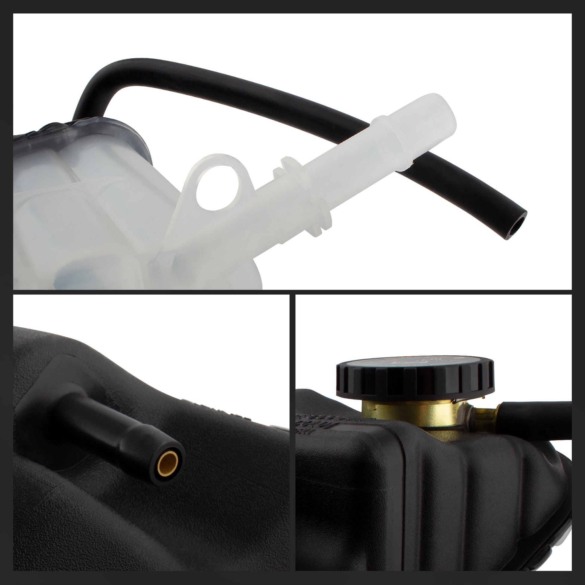 BOXI Coolant Reservoir Bottle Tank with Level Sensor and Cap For Cadillac Deville V8 4.6L 2000-2005 — product photo 7