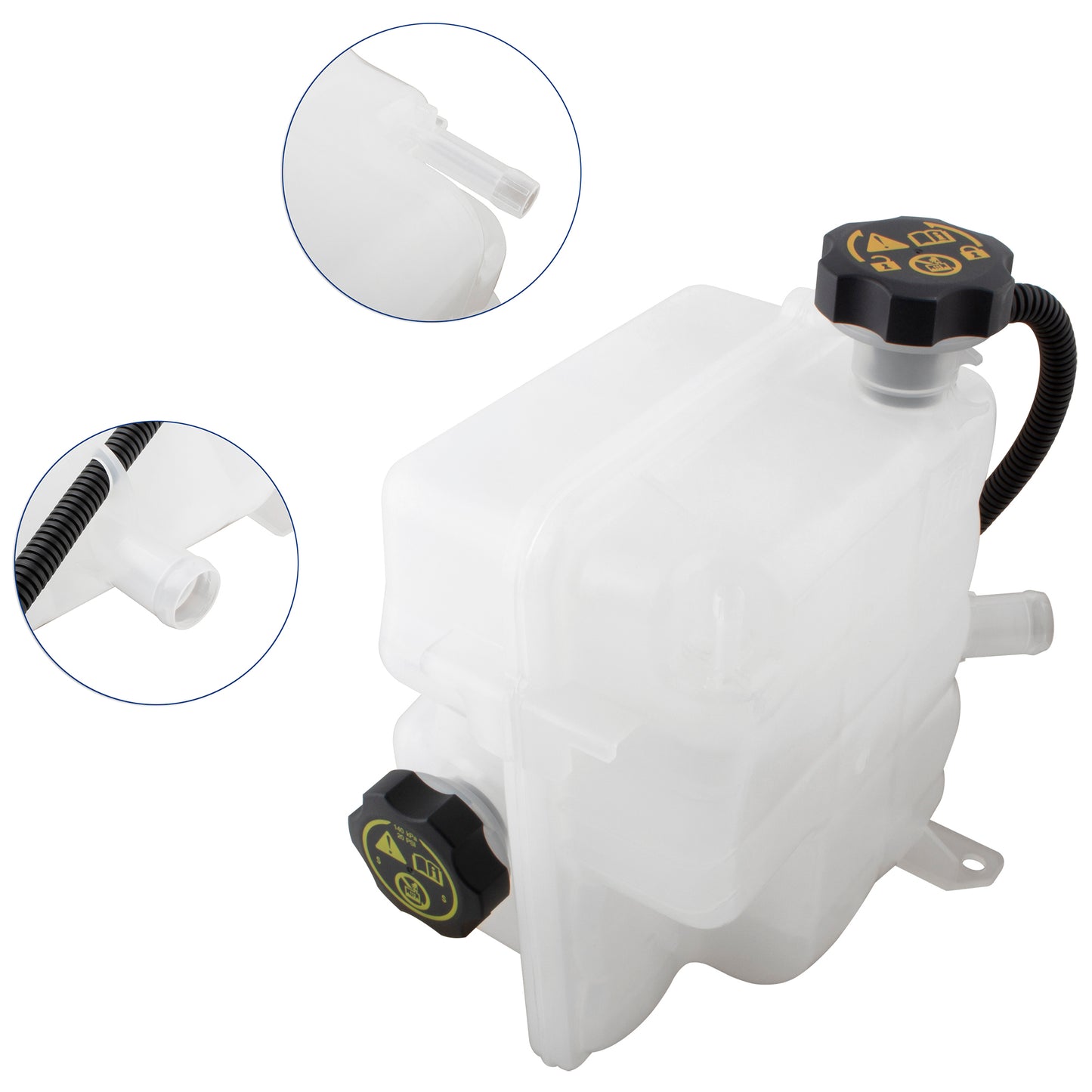 BOXI 603-009 Pressurized Coolant Reservoir with Cap Fits for Chevrolet Silverado 2500 HD 3500 HD — product photo 5