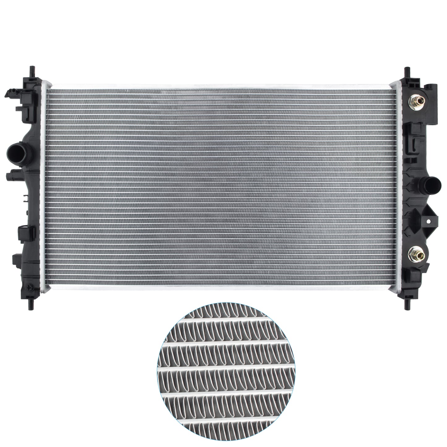 BOXI Radiator Direct Replacement Assembly Compatible for Chevy Cruze 2011 2012 2013 2014 1.4L