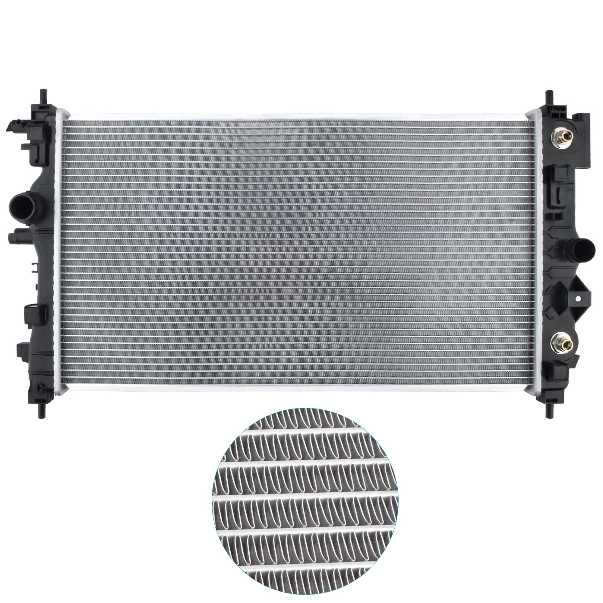 BOXI Radiator Direct Replacement Assembly Compatible for Chevy Cruze 2011 2012 2013 2014 1.4L