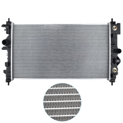 BOXI Radiator Direct Replacement Assembly Compatible for Chevy Cruze 2011 2012 2013 2014 1.4L