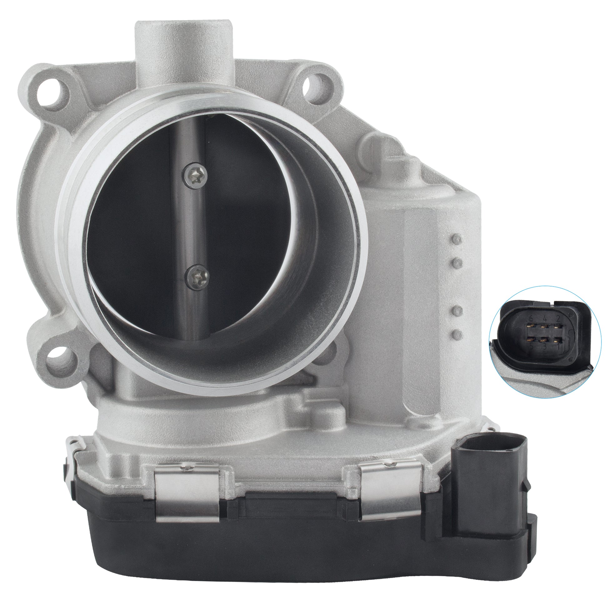 BOXI Compatible Fuel Injection Throttle Body Assembly 06F133062Q Fit for Beetle CC Eos Golf Jetta
