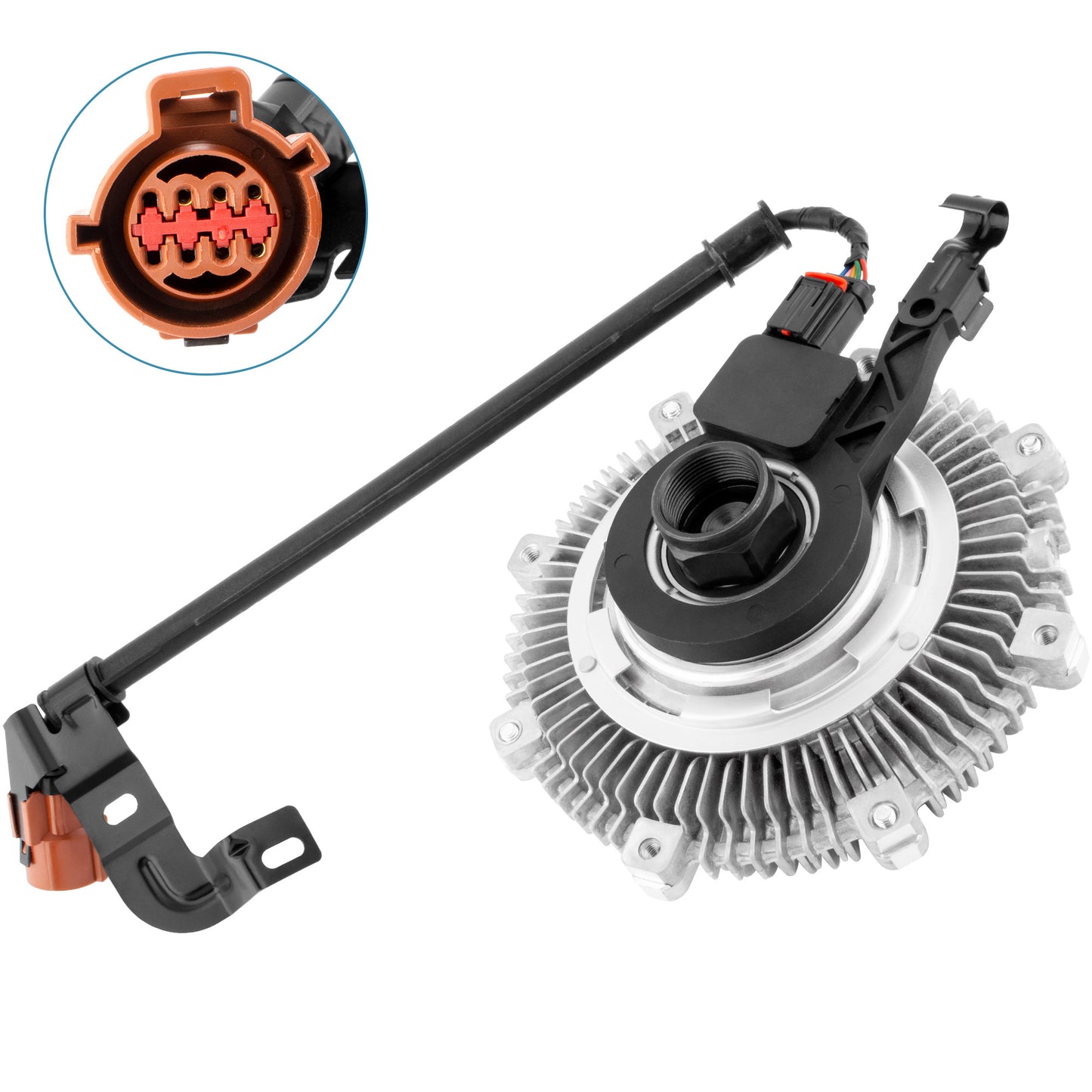 BOXI 3263 Electric Radiator Cooling Fan Clutch Fits for Ford Explorer 2006 2007 2008 2009 2010