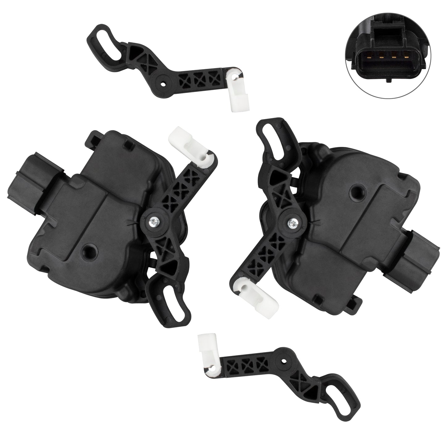 BOXI 2PCS Left and Right Sliding Door Latch & Lock Actuator Assembly for Chrysl-er Town&Country — product photo 2