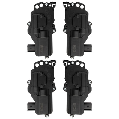 BOXI Qty(4) Front/Rear Left and Right Door Latch & Lock Actuator Assembly Fits 2002-2010 for Ford