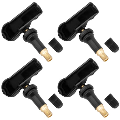 BOXI Set of 4 TPMS Tire Pressure Monitoring System Sensor 433MHz Compatible for Jeep Wrangler Dodge