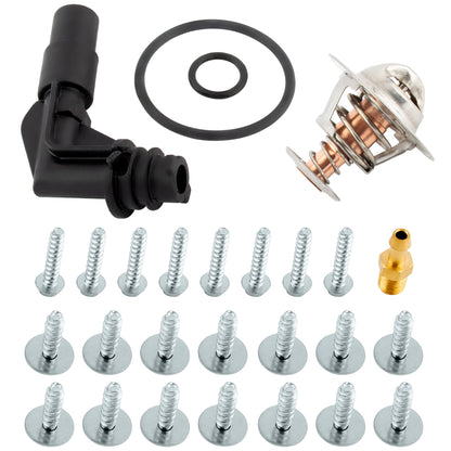 BOXI Upper Intake Manifold For with Gasket & Thermostat fit for Select 2000-2015 for Ford — product photo 2