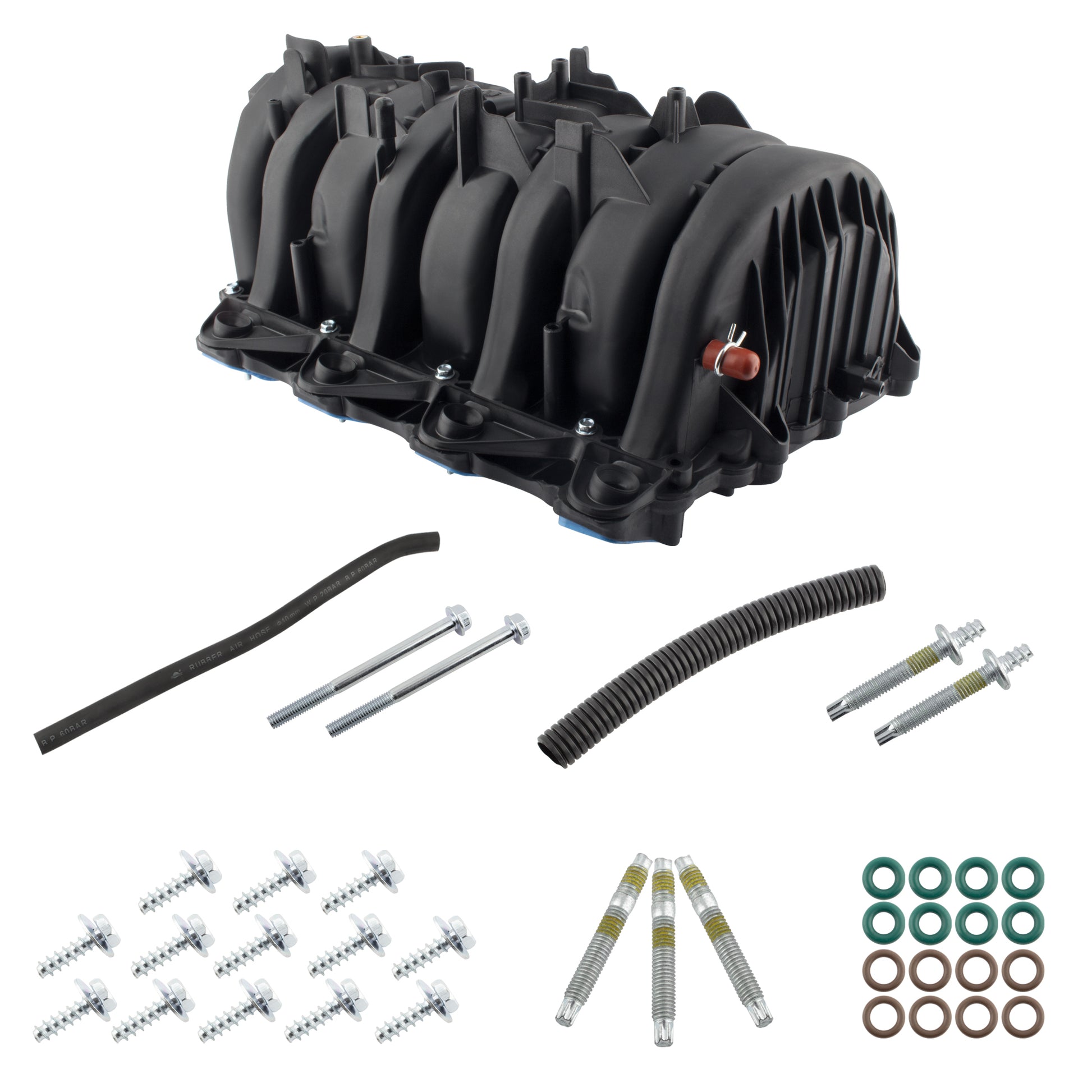 BOXI Upper Intake Manifold w/Gasket Kit for Select 1999-2007 for Cadillac Escalade Chevy Avalanche