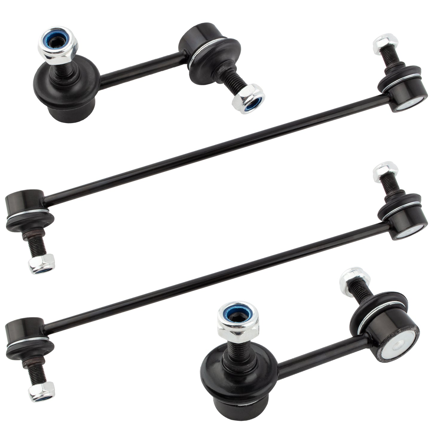 BOXI 4pcs Front & Rear Sway Bar Stabilizer Link Kit Compatible for Honda CR-V 2007 2008 2009 2010