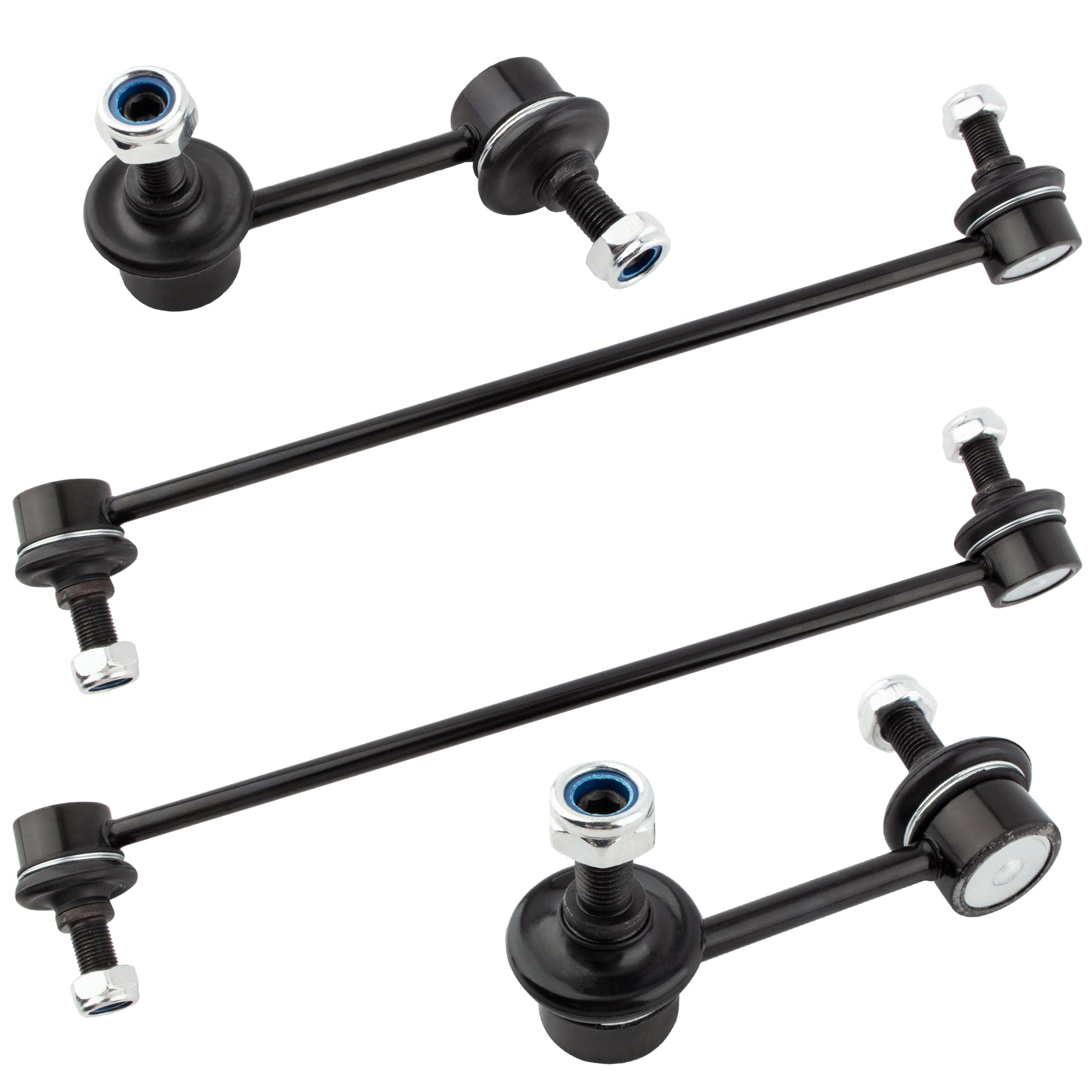 BOXI 4pcs Front & Rear Sway Bar Stabilizer Link Kit Compatible for Honda CR-V 2007 2008 2009 2010
