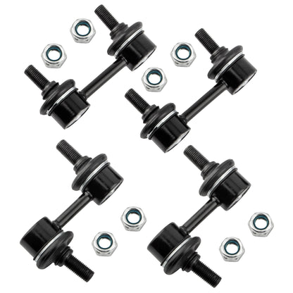 BOXI (Set of 4) K750049 K750041 Front + Rear Sway Bar Link Stabilizer Link Kit Fit for Subaru