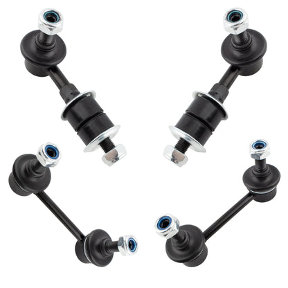 BOXI 4pc Rear Sway Bar End Links and Front Stabilizer Bar Link Kit K90468 K9824 Front Rear Sway Bar