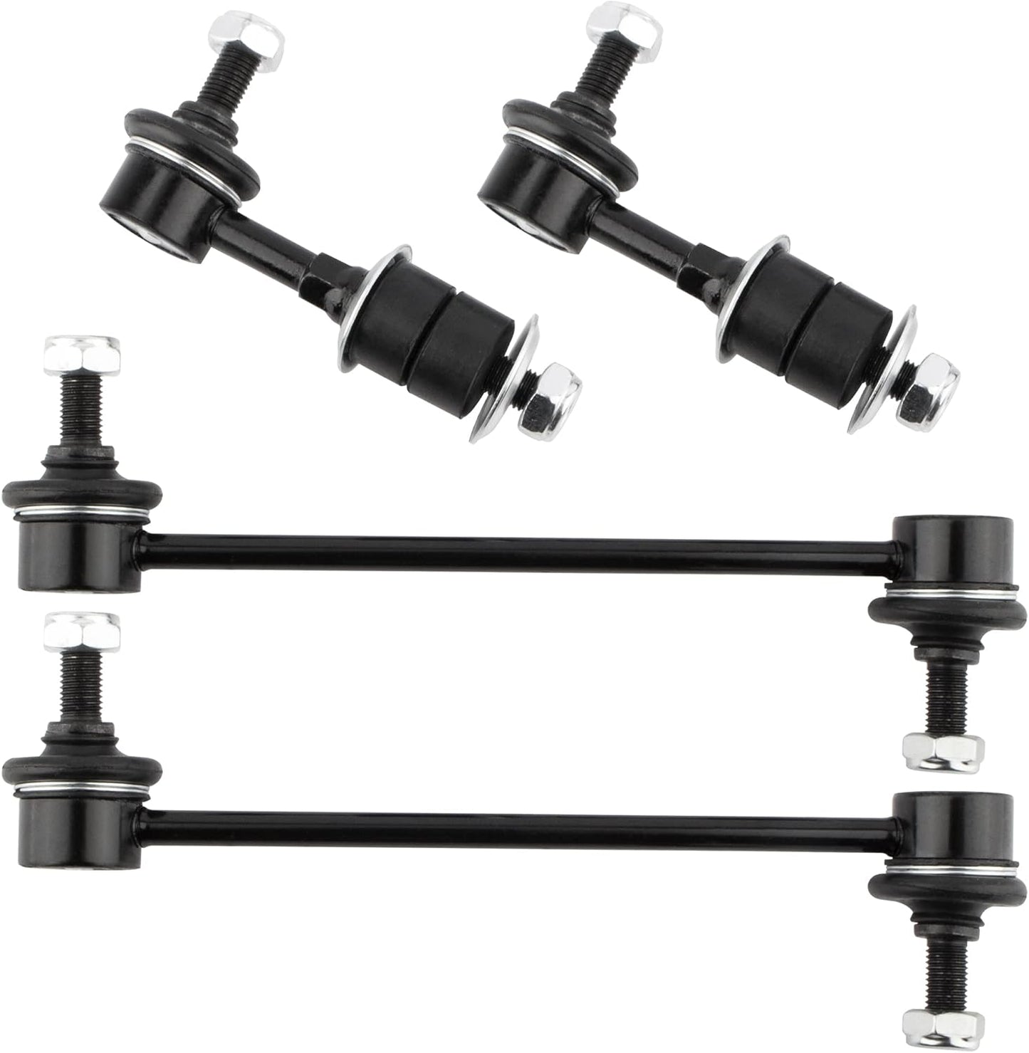BOXI (Set of 4) K90369 K90370 5553038000 Front + Rear Sway Bar Stabilizer Link Kit Fit 1999-2005