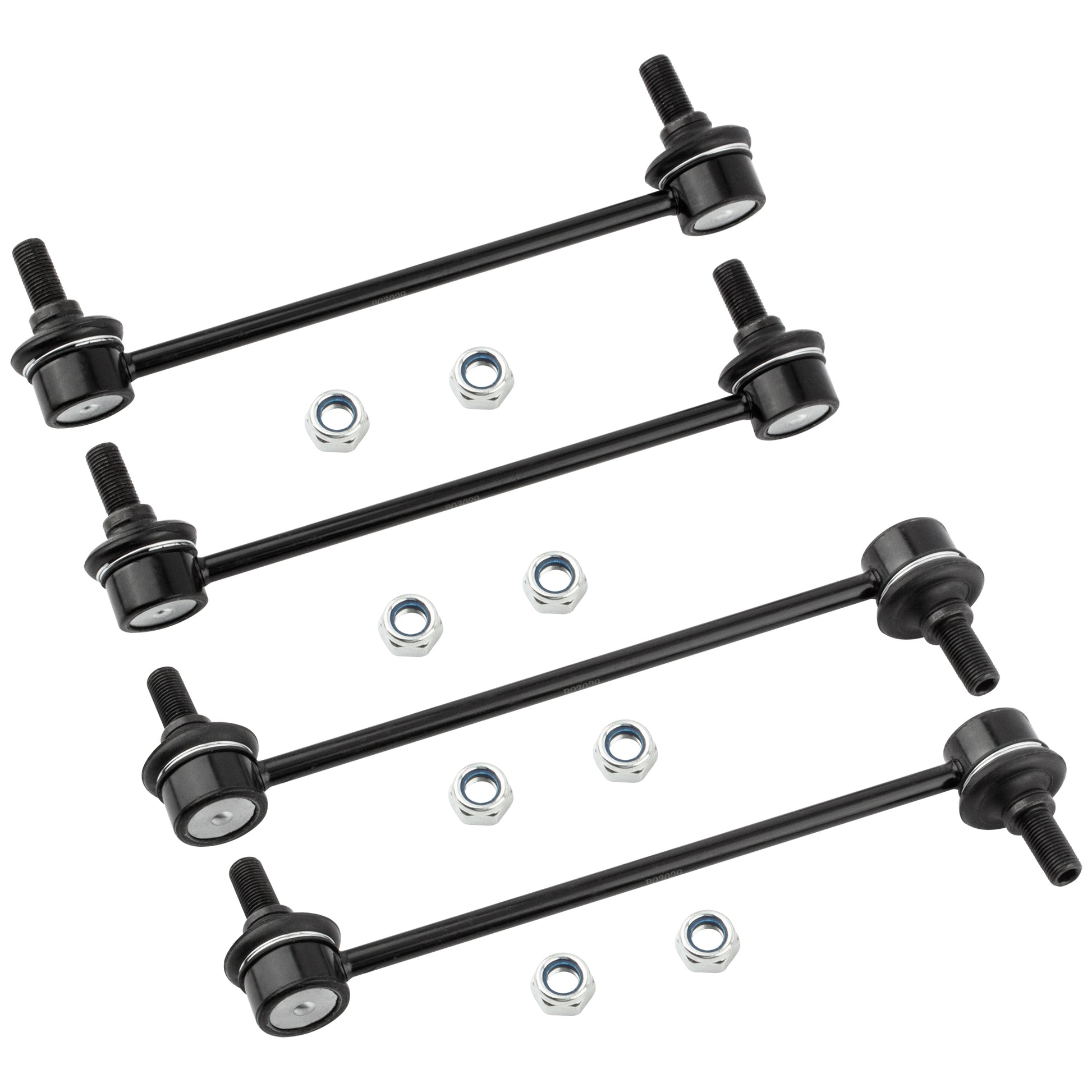 BOXI 4pcs Front and Rear Sway bar links K80510 K80511, Stabilizer Links Front and Rear for Hyundai