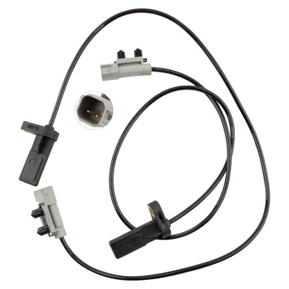 BOXI Set of 2 Rear ABS Wheel Speed Sensors Left & Right Fit for Jeep Commander 2006 2007 2008 2009