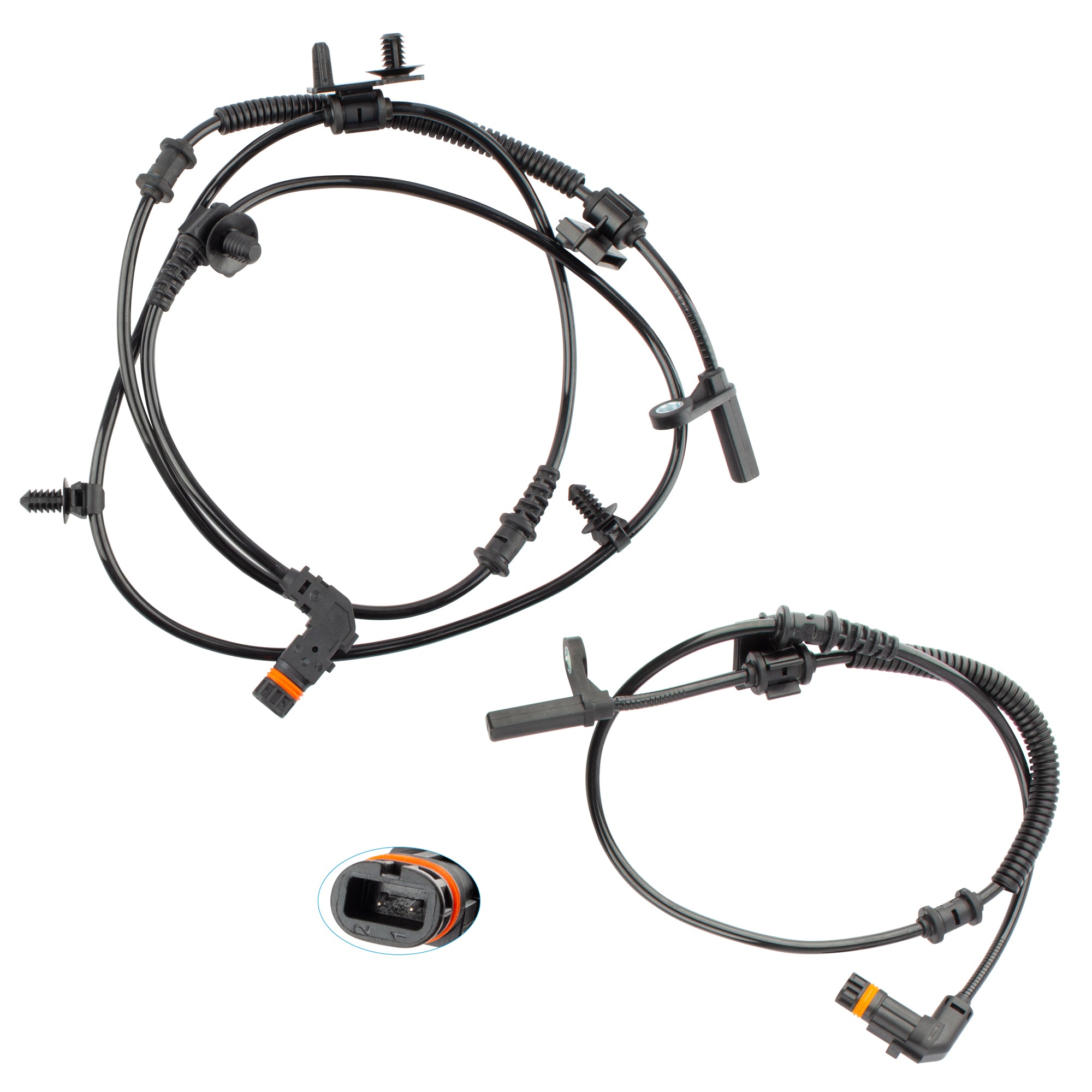 BOXI Set of 2 Rear Left & Right ABS Wheel Speed Sensors Fit for Chrysl-er 300 2005-2010
