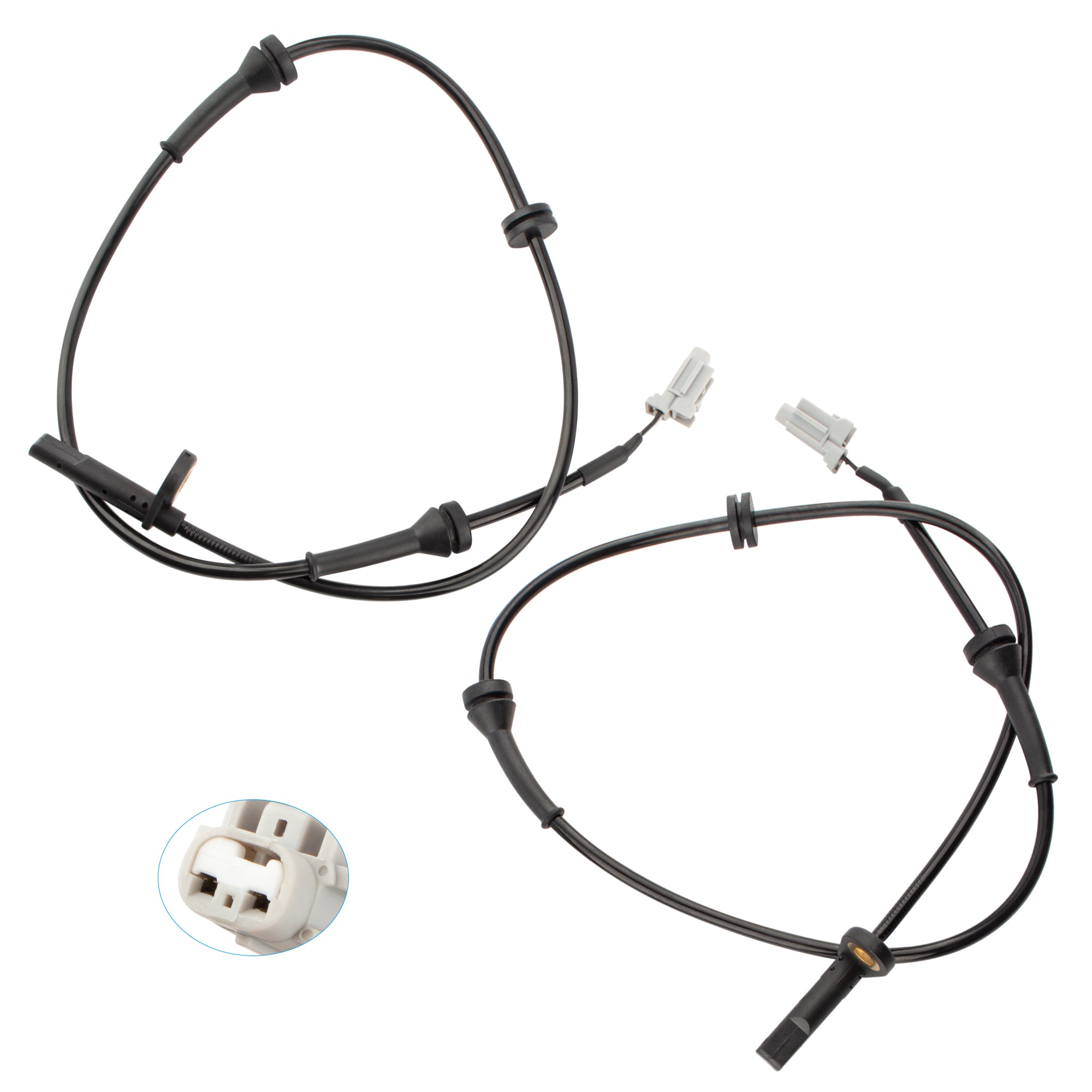 BOXI Set of 2 Front Left & Right Side ABS Wheel Speed Sensors Fits for Nissan Rogue 2008 2009 2010