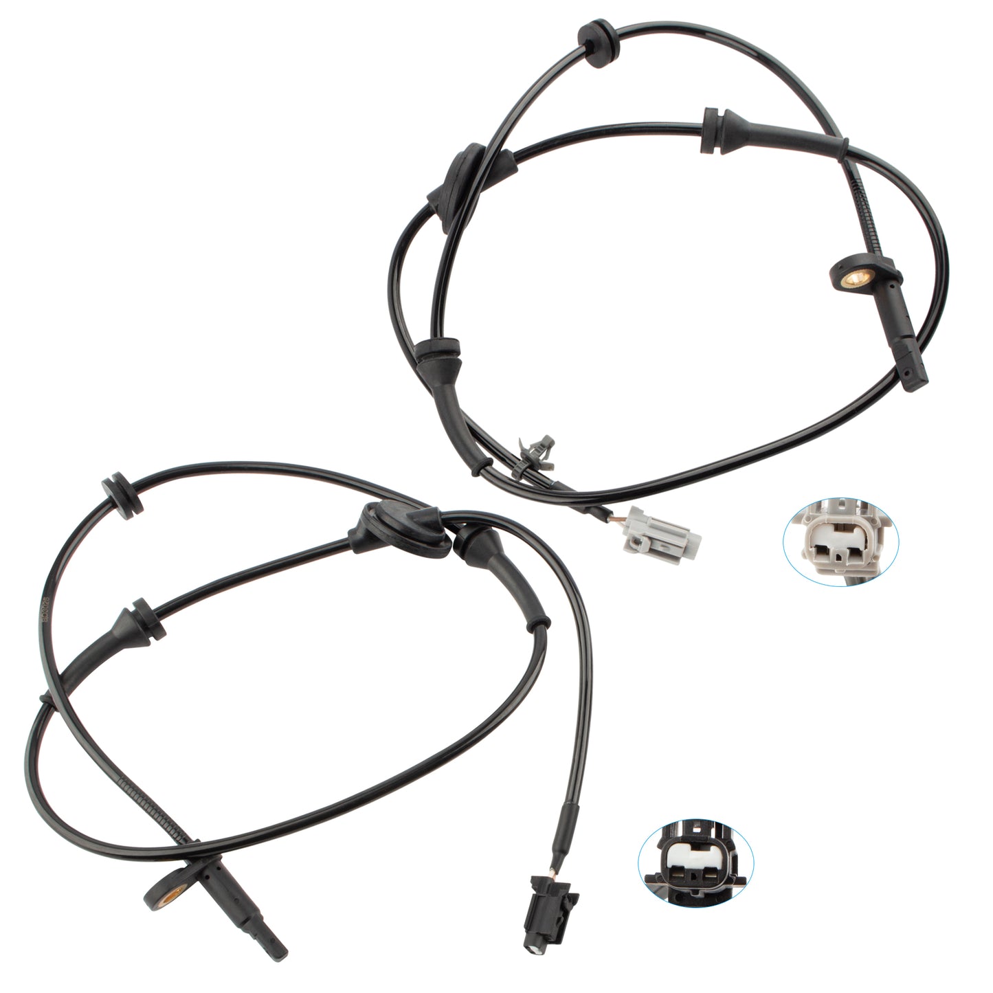 BOXI 2pcs Front Left Right ABS Wheel Speed Sensors Fit for 2004 2005 2006 2007 2008 2009 for Nissan
