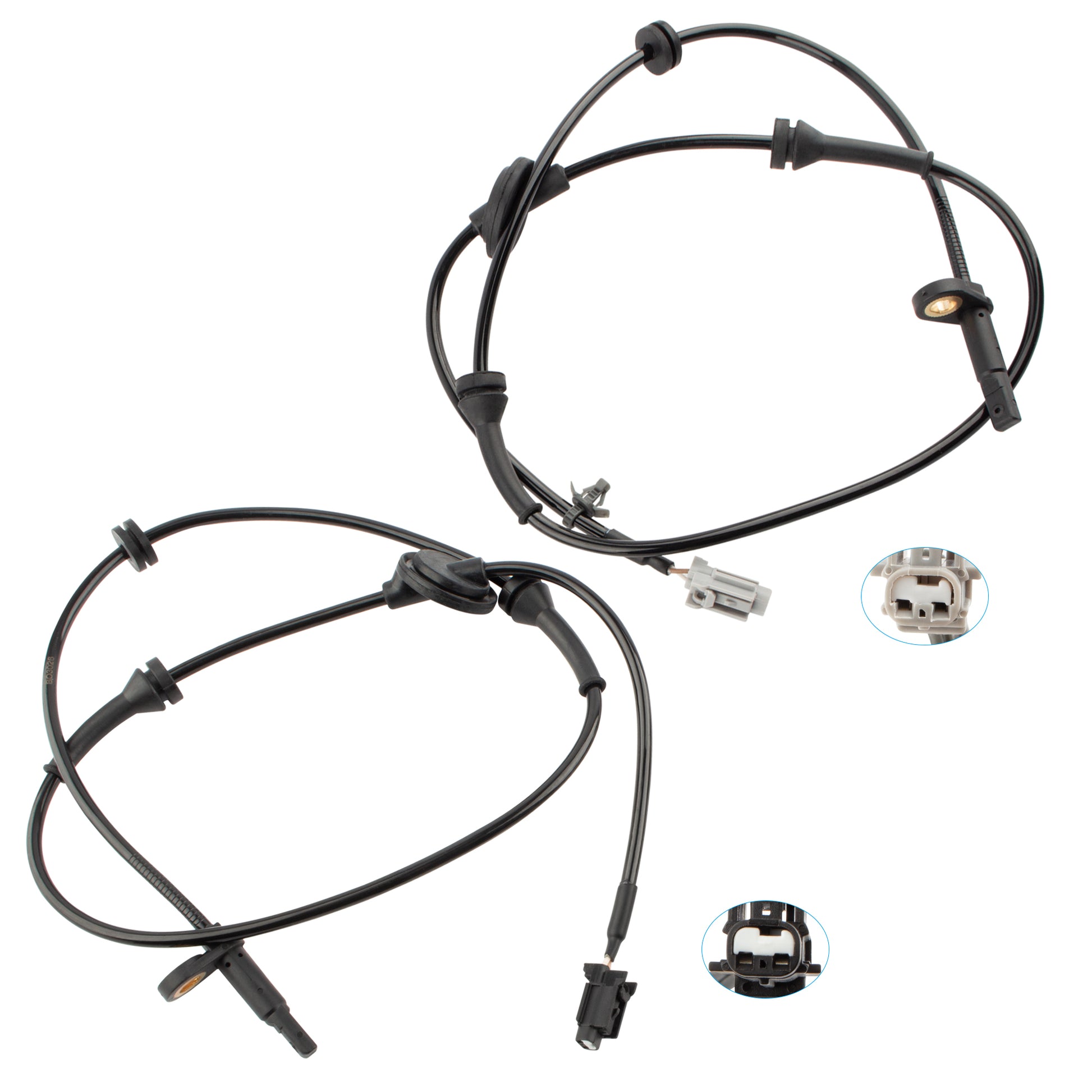 BOXI 2pcs Front Left Right ABS Wheel Speed Sensors Fit for 2004 2005 2006 2007 2008 2009 for Nissan