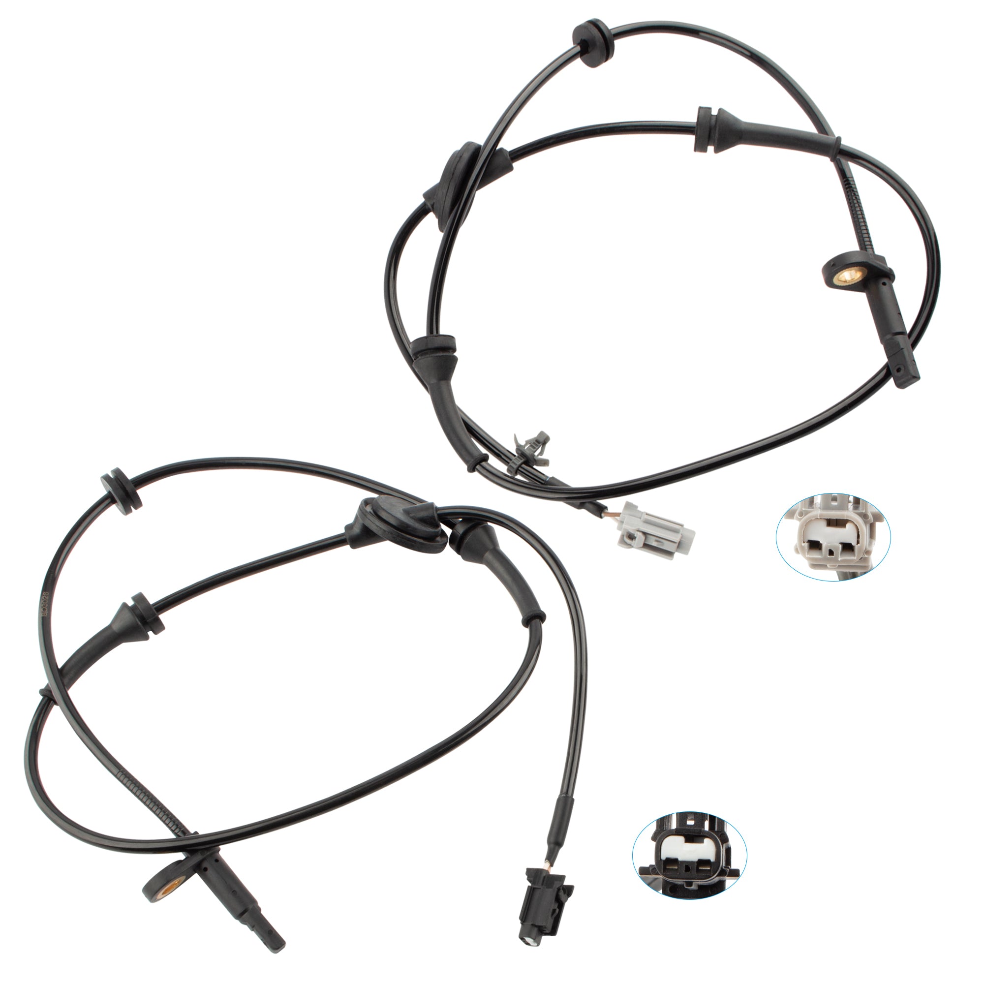 BOXI 2pcs Front Left Right ABS Wheel Speed Sensors Fit for 2004 2005 2006 2007 2008 2009 for Nissan