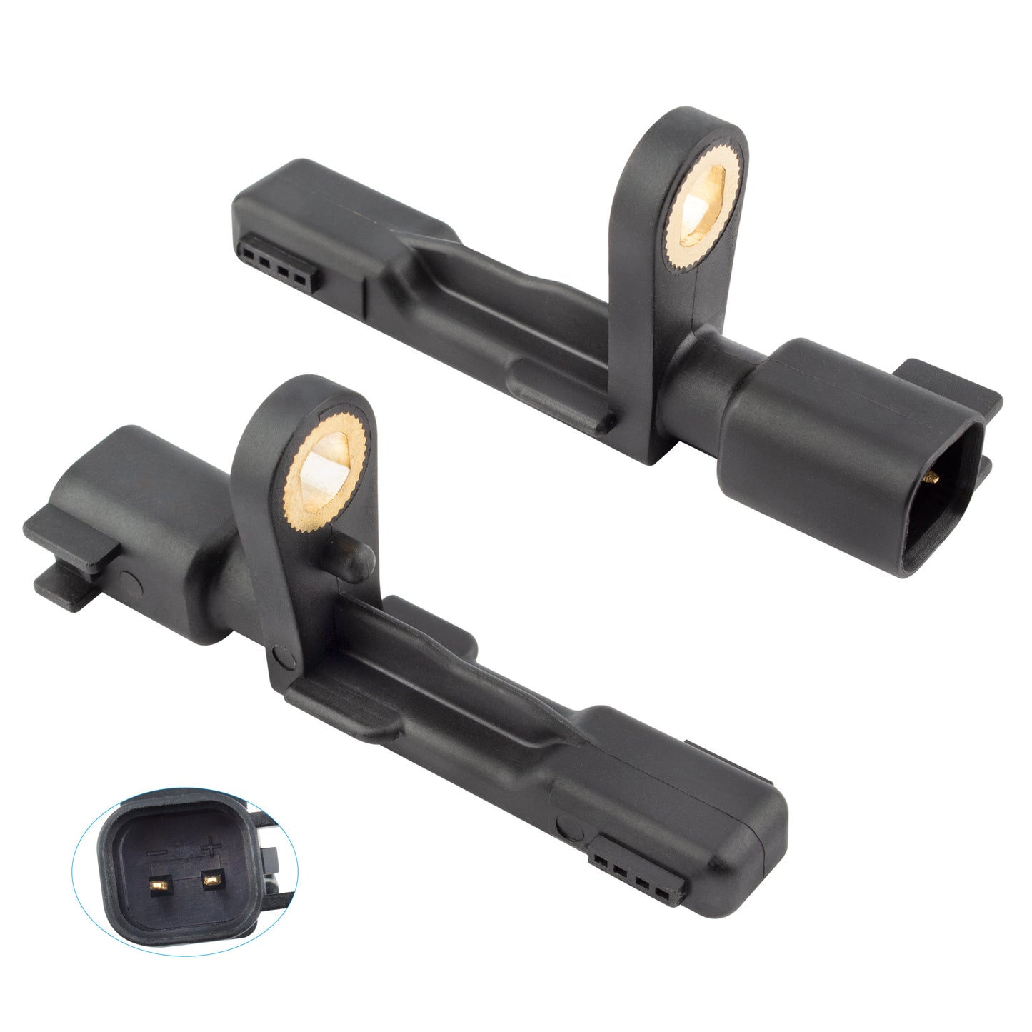 BOXI 2pcs Rear Left and Right Side ABS Wheel Speed Sensor Fit for Je-ep Liberty 2.8L L4 2006