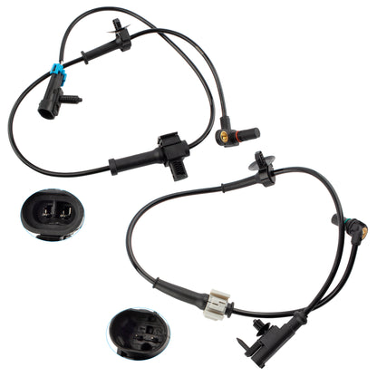 BOXI 2PCS Rear Left & Right Side ABS Wheel Speed Sensor Fit for Chevy Silverado 1500 3500 HD