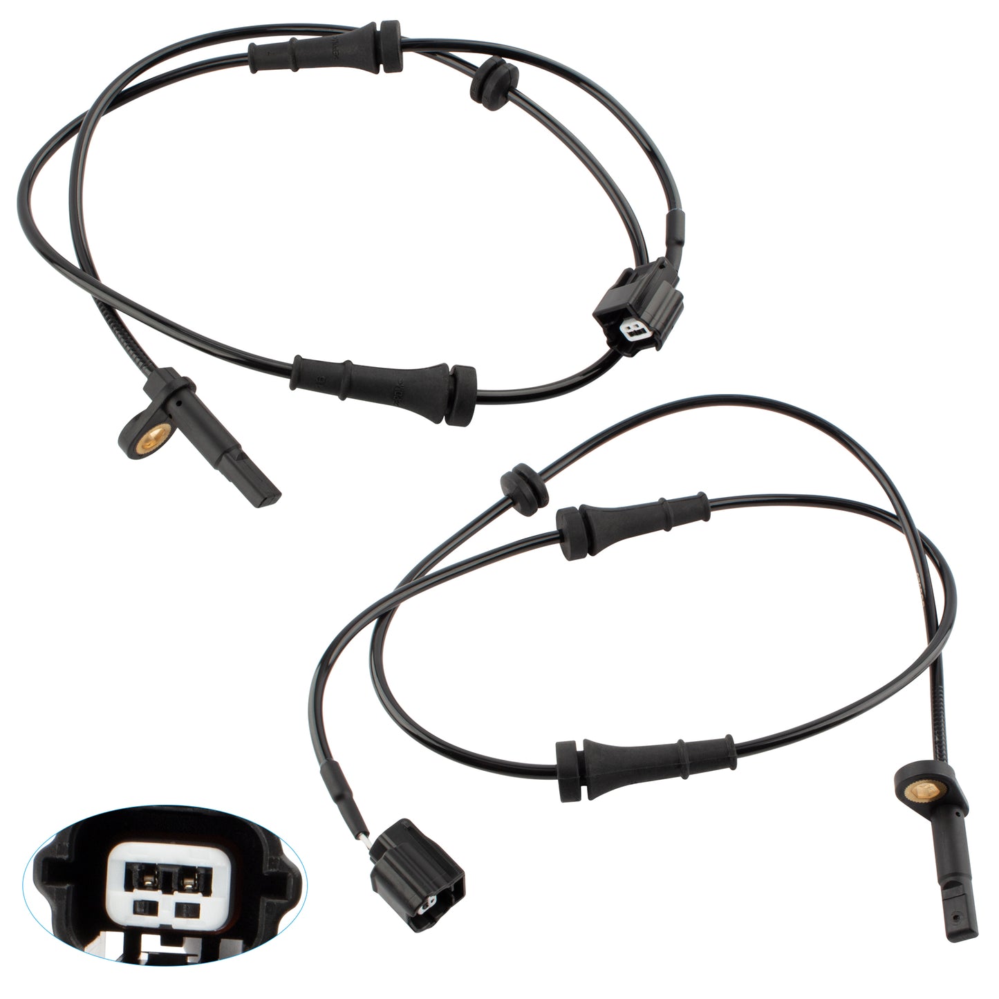 BOXI 2pcs Front Left Right ABS Wheel Speed Sensors Fit for 2009 2010 2011 2012 2013 2014 for Nissan