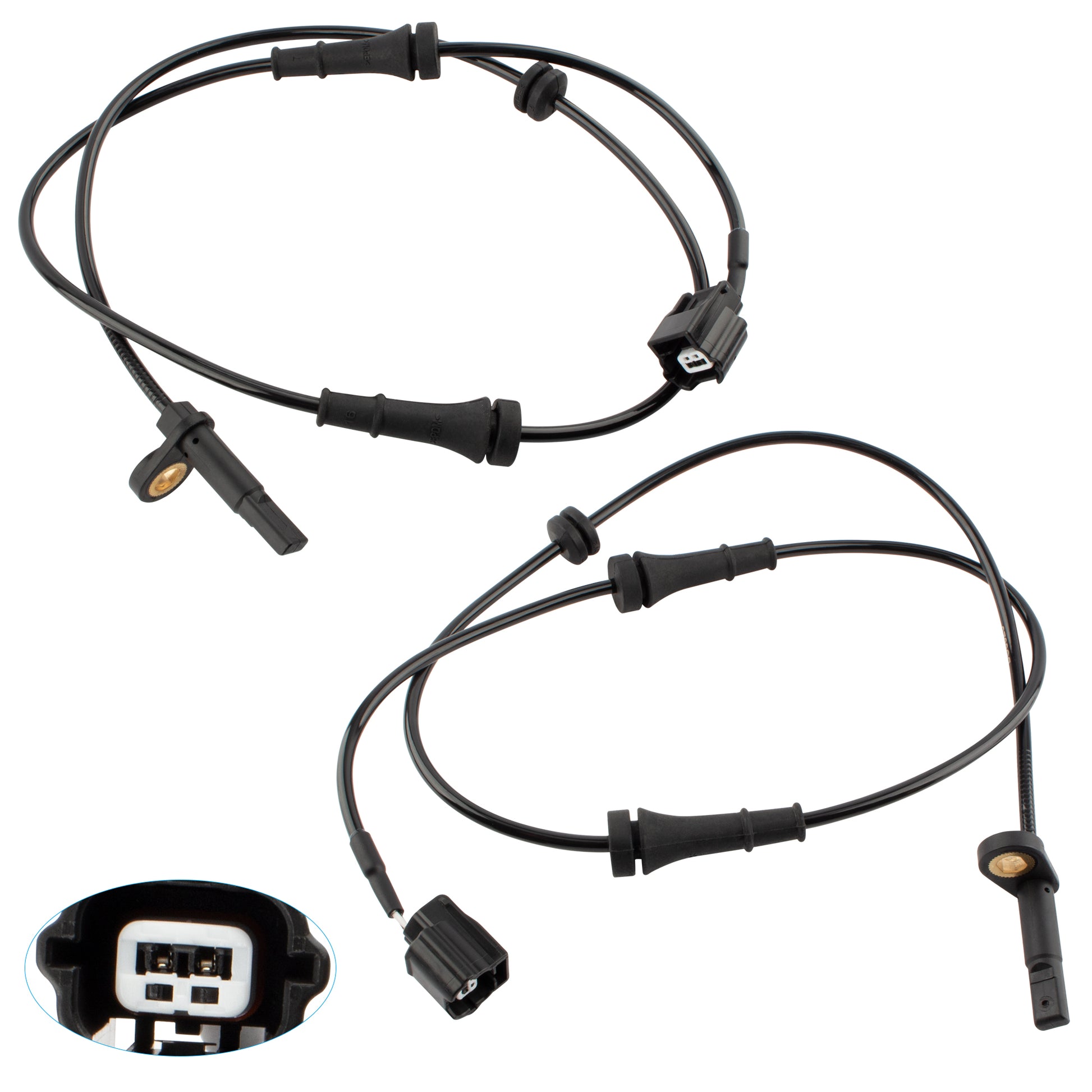 BOXI 2pcs Front Left Right ABS Wheel Speed Sensors Fit for 2009 2010 2011 2012 2013 2014 for Nissan