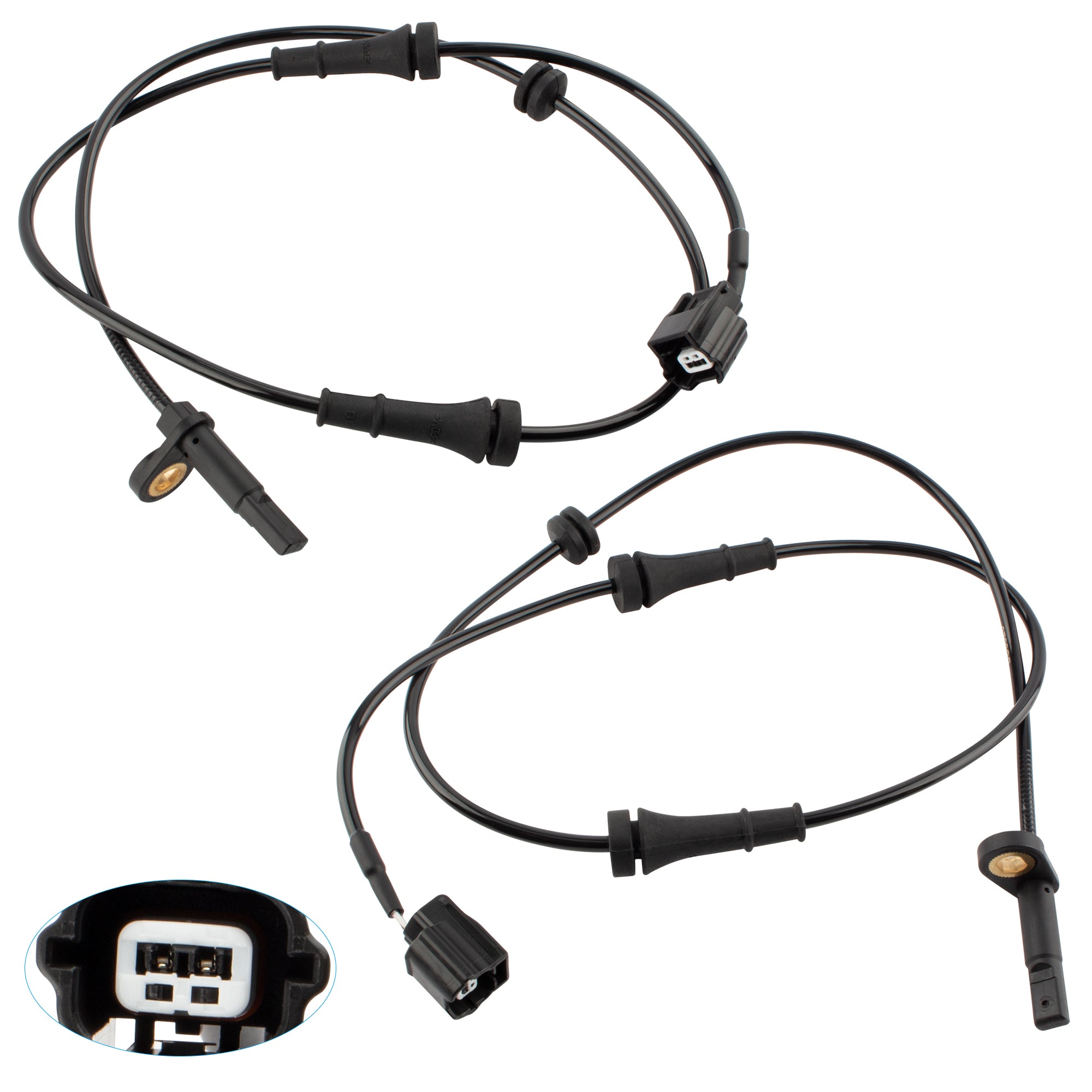 BOXI 2pcs Front Left Right ABS Wheel Speed Sensors Fit for 2009 2010 2011 2012 2013 2014 for Nissan