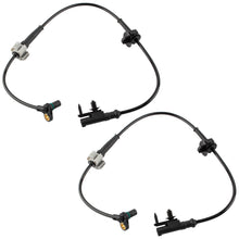BOXI 2Pcs ABS Speed Sensor Front Left