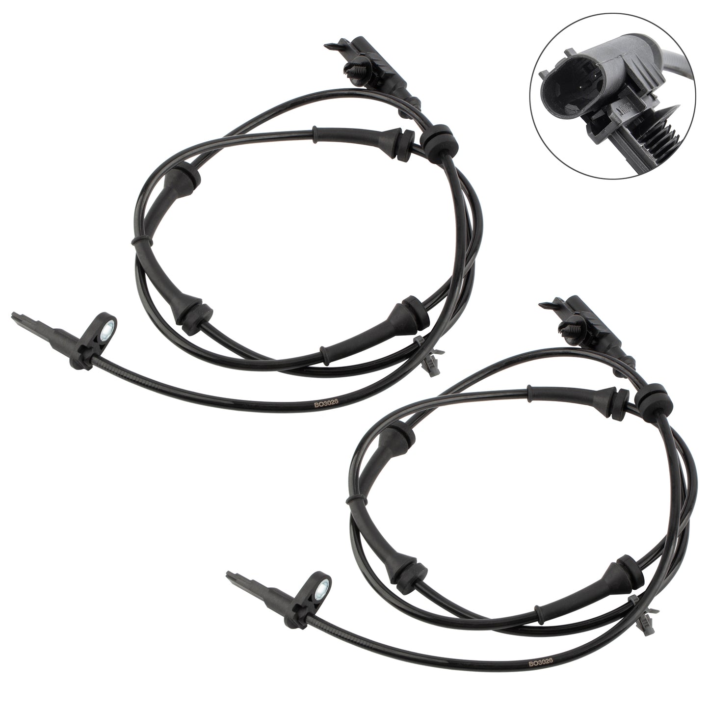 BOXI 2pcs Front Left and Right ABS Wheel Speed Sensor Fit for Infiniti G25 2011-2012 — product photo 2