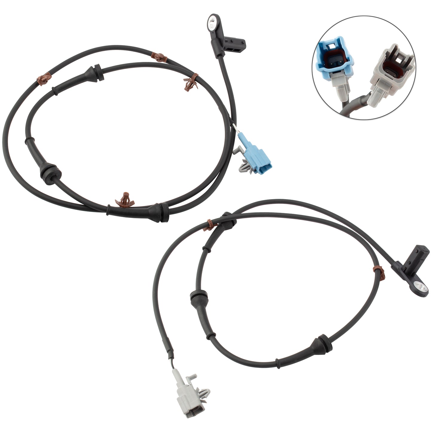 BOXI 4pcs Front and Rear Left and Right Side ABS Wheel Speed Sensors Fit for Nissan Maxima 2004 — product photo 2