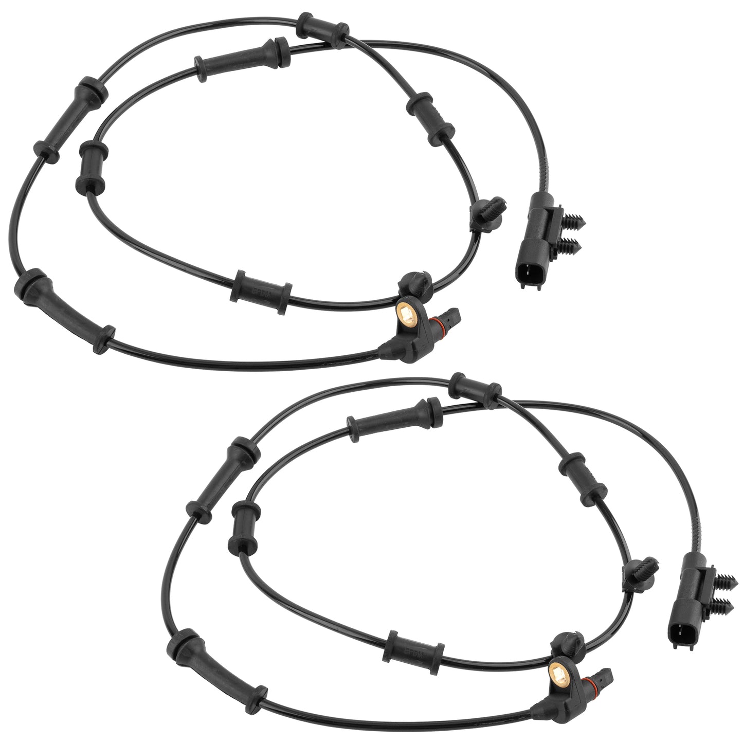 BOXI 2Pcs Front Left & Right ABS Wheel Speed Sensor Fit 2008-2017 for Jeep Wrangler 3.6L 3.8L