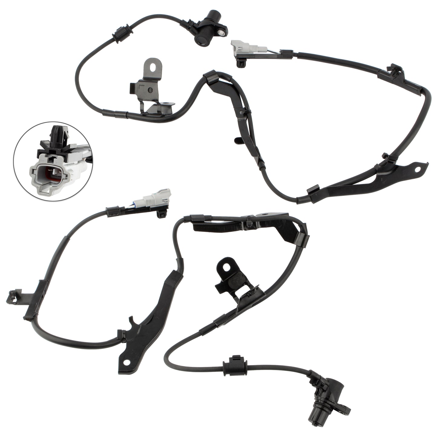 BOXI 2Pcs 89543-0C010 ALS667 Front Left & Right ABS Wheel Speed Sensor Fit 2001 2002 2003 2004 2005 — product photo 2