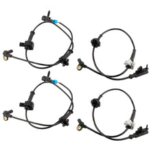 BOXI Qty(4) Front + Rear Left & Right ABS Wheel Speed Sensor Fit 2007-2012 for Cadillac Escalade