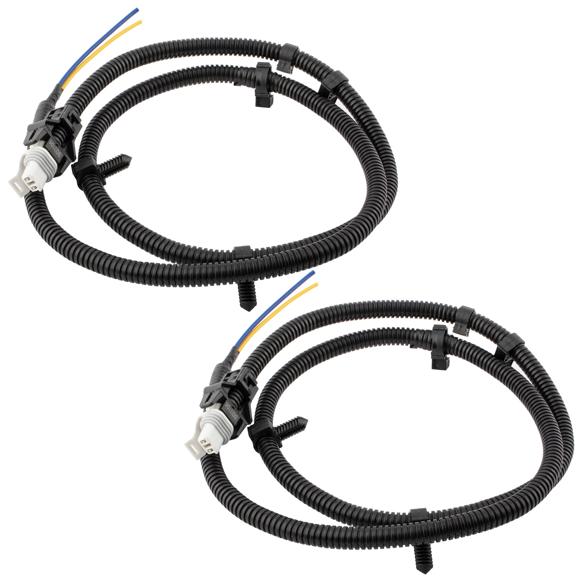 BOXI 2pcs Front Left & Right Side ABS Wheel Speed Sensor Compatible for Buick for Cadillac