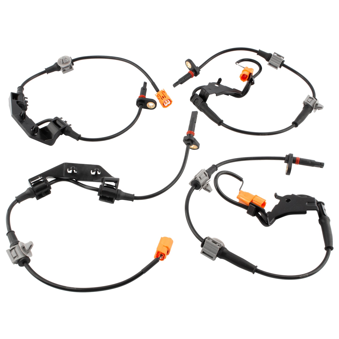 BOXI 4pcs Front & Rear Left & Right Side ABS Wheel Speed Sensor Fit for Honda CR-V 2002 2003 2004