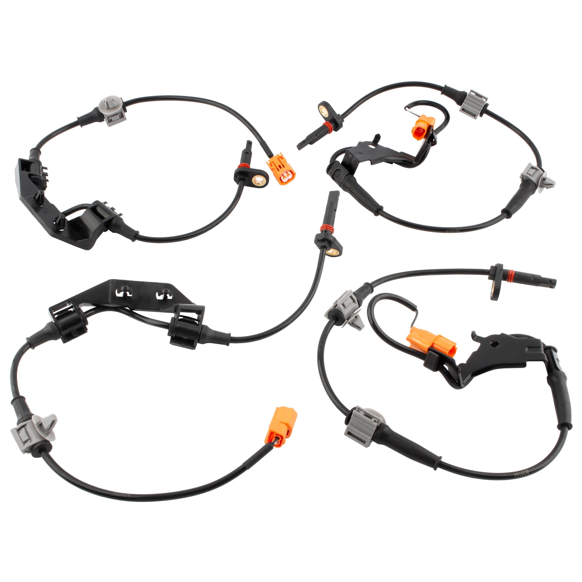 BOXI 4pcs Front & Rear Left & Right Side ABS Wheel Speed Sensor Fit for Honda CR-V 2002 2003 2004