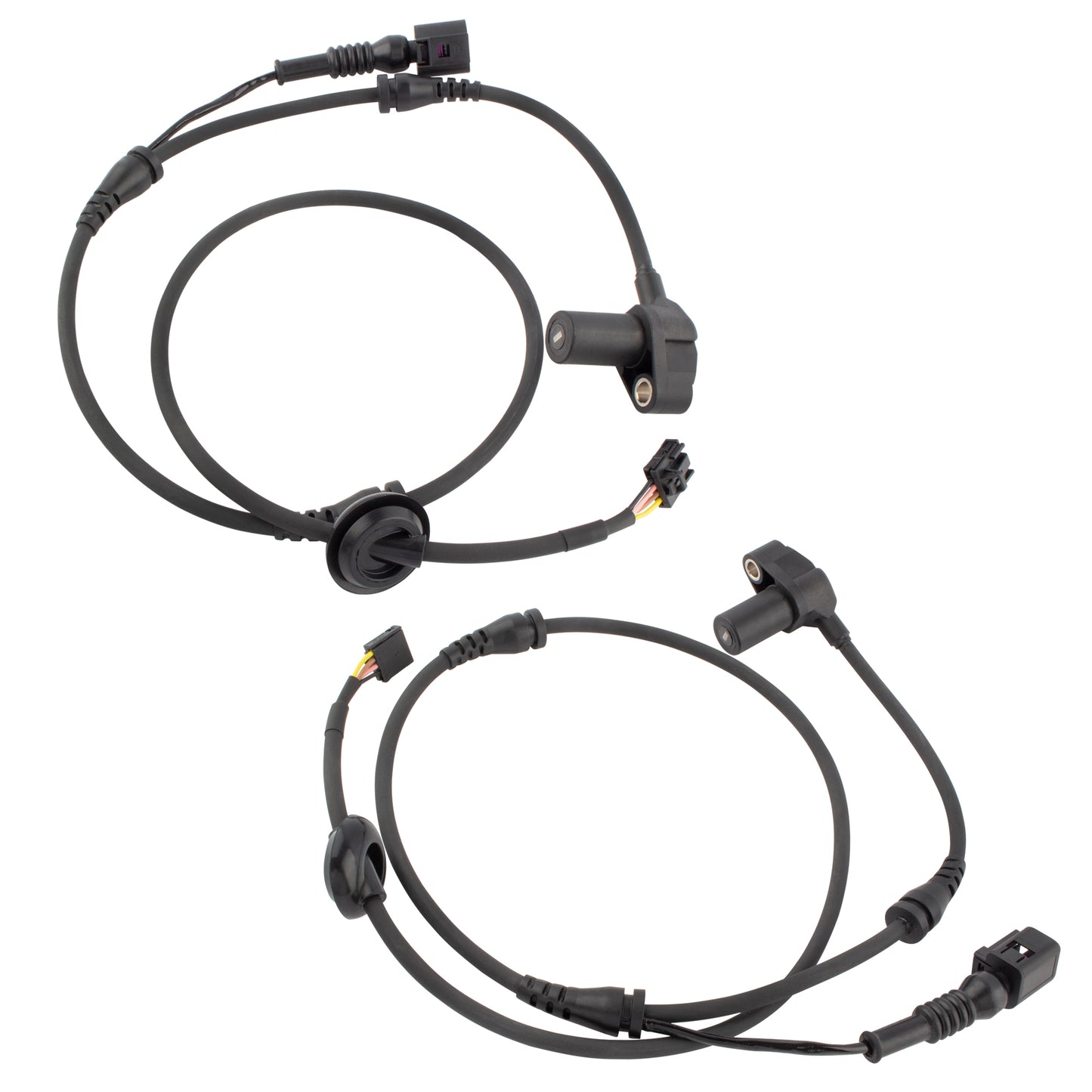 BOXI 2pcs Front Left & Right Side ABS Wheel Speed Sensor Fit for Audi A4 2002 2003 2004