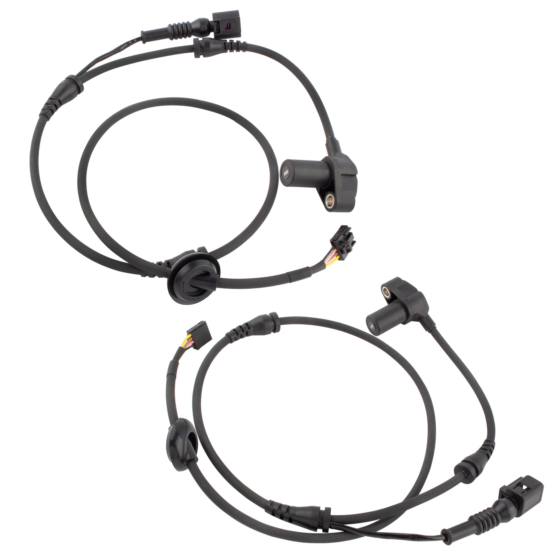 BOXI 2pcs Front Left & Right Side ABS Wheel Speed Sensor Fit for Audi A4 2002 2003 2004